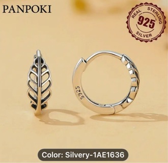 Brand new .925 Sterling silver hoop earrings