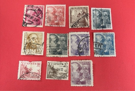 Spain stamp lot
