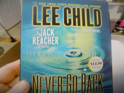 Audio Book Never Go Dark by Lee Child A Jack Reacher Novel like new condition