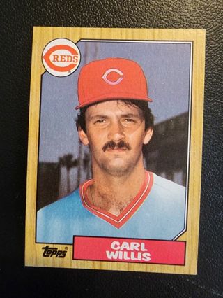 87 Topps Carl Willis #101