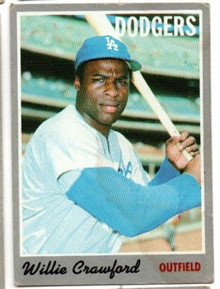 1970 Topps Willie Crawford #34