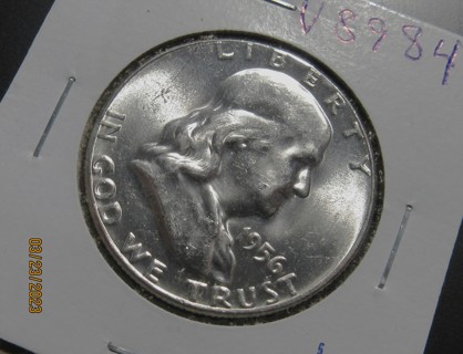    ★★ 1956 FRANKLIN HALF DOLLAR BU ★★ **90% SILVER**