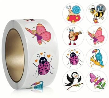 50 Cute Bug Stickers