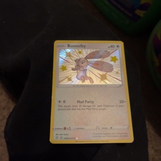 Shining fates bunnelby Pokemon card