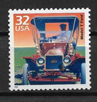 1998 Sc3182a Celebrate the Century: 1900's Model T Ford MNH