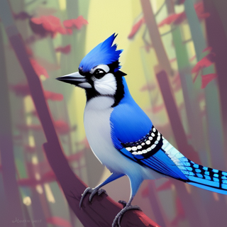 Listia Digital Collectible: Gorgeous Blue Jay