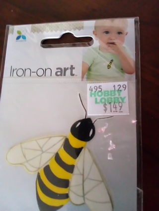 iron on patch for baby clothes, jeans t shirts (you get the picture!)