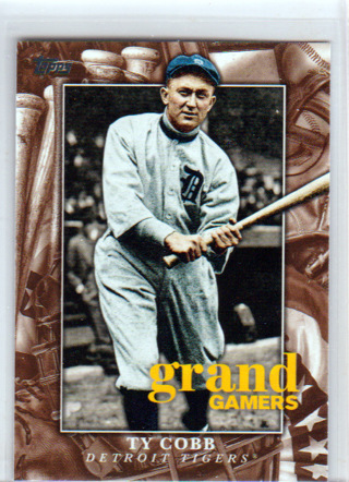 Ty Cobb, 2024 Topps Grand Gamers Insert Card #GOG-16, Detroit Tigers, HOFr, (L6)