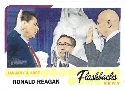 2016 Topps Heritage News Flashbacks #NFRR Ronald Reagan