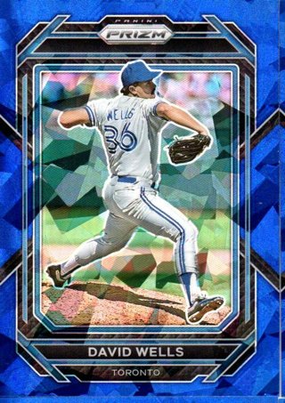 2023 Panini Prizm David Wells Blue Ice