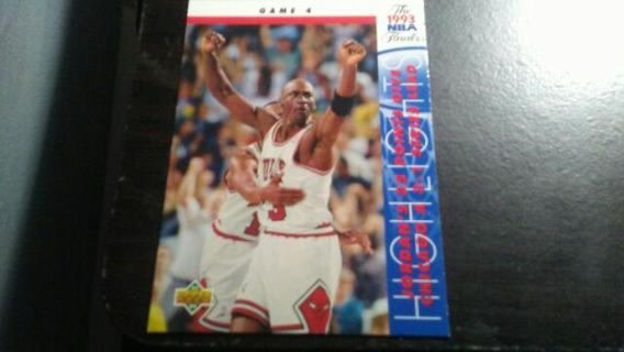 1993 UPPER DECK HIGHLIGHTS MICHAEL JORDAN CHICAGO BULLS BASKETBALL CARD# 201