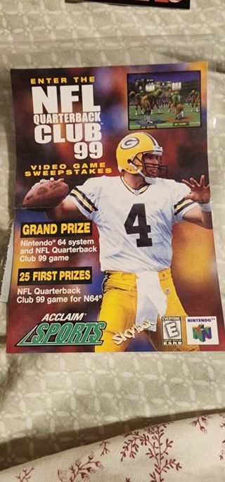 Brett farve aclaim skybox quaterback fourm 99