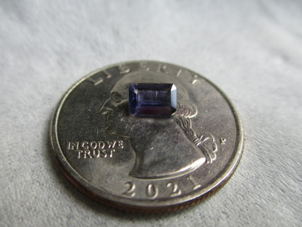 .5CT Emerald Cut Iolite