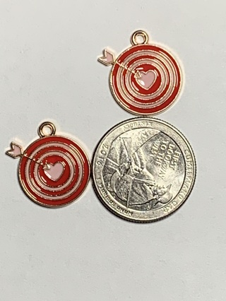 ♥♥VALENTINE’S DAY CHARMS~#13~SET 3~SET OF 2 CHARMS~FREE SHIPPING ♥♥