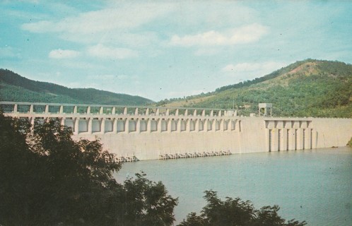 Vintage Unused Postcard: f: Great Bluestone Dam, WV