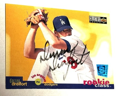Autograph Darren Dreifort 1995 Collector's Choice SE Rookie Class #6 Dodgers