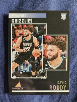 2022-23 Panini Chronicles Pinnacle Rookie David Roddy