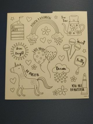 Color Your Own Stickers #3