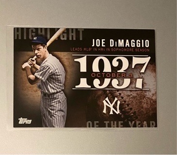 Joe DiMaggio insert