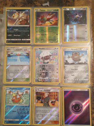 set of 9 pokemon cards free shipping