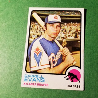 1973 - TOPPS BASEBALL CARD NO. 374 - DARRELL EVANS - BRAVES