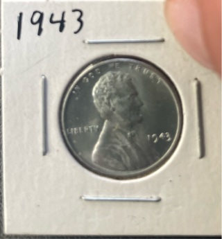 1943 Steel Wheat Penny  