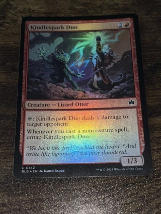 Kindlespark Duo 0142 Foil Bloomburrow BLB MTG Magic The Gathering