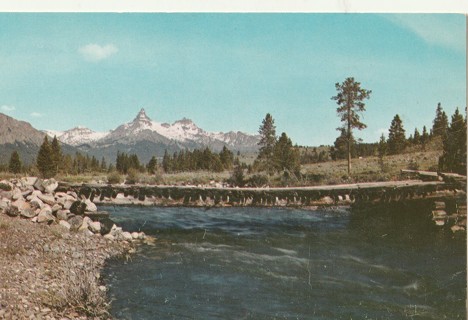 Vintage Unused Postcard: i: Pilot & Index, Red Lodge-Cooke City, HWY