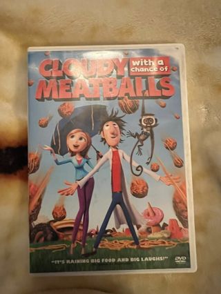 cloudy with a chance of meatballs dvd=original case=no scratches