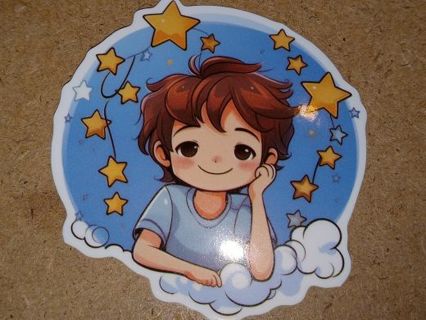 Boy Cute one big vinyl sticker no refunds regular mail Win 2 or more get bonus