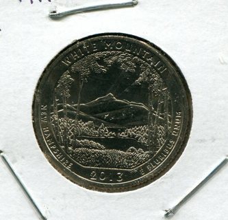 2013 S White Mountains N.H. Quarter-B.U.