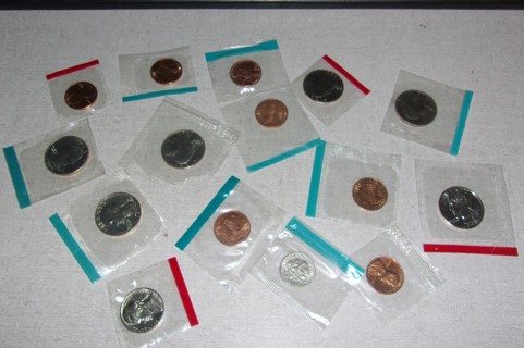 15 Mint Coins In Cello Packs From Mint 
