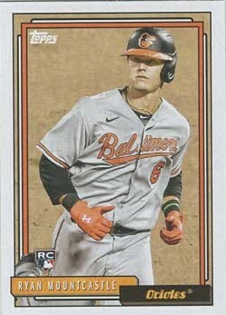 2021 Topps Update Ryan Mountcastle Baltimore Orioles RC 92 Redux Insert #T92-9!