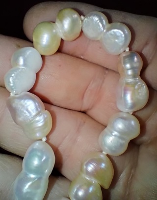 NECKLACE BEAUTIFUL DOUBLE CULTURED PEARLS 18 INCHES LONG JUST FANTASTIC ONE WEEK SPECIAL ONLY!