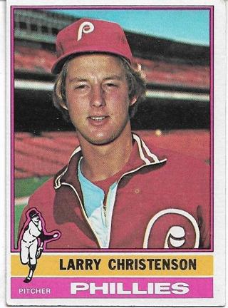 1976 TOPPS LARRY CHRISTENSON CARD