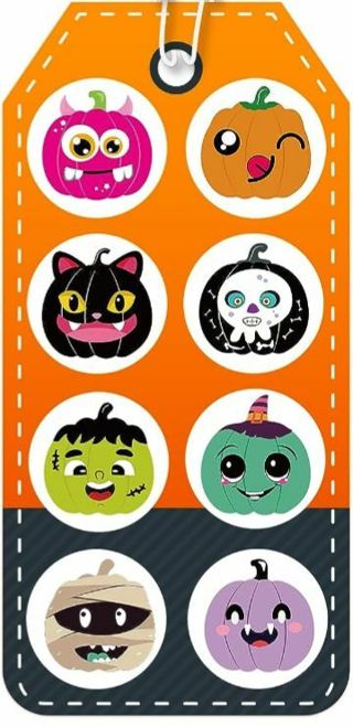 ✨NEW⭐(8) 1.5" HALLOWEEN STICKERS!