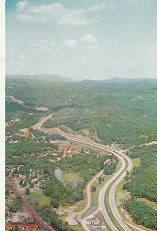 Vintage Unused Postcard: a: New York State Throughway