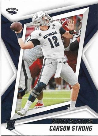 2022 ROOKIES & STARS DRAFT PICKS CARSON STRONG ROOKIE CARD