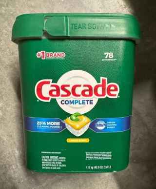 Cascade Dishwasher Detergent 78 Count