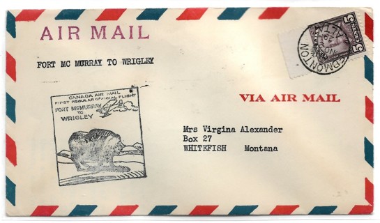 1929 Canada First Flight Cover Fort McHenry to Wrigley franked with Sc153 