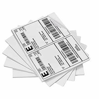 Half Sheet Self Adhesive Shipping Labels for Laser & Inkjet Printers, 200 Count