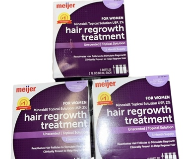 MEIJER WOMENs HAIR REGROWTH - 3 BOXES