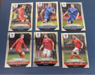 2016 Panini Prizm euro soccer lot