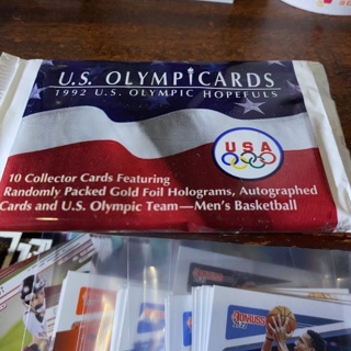 1992 impel U.S. Olympic cards unopened pack of cards 