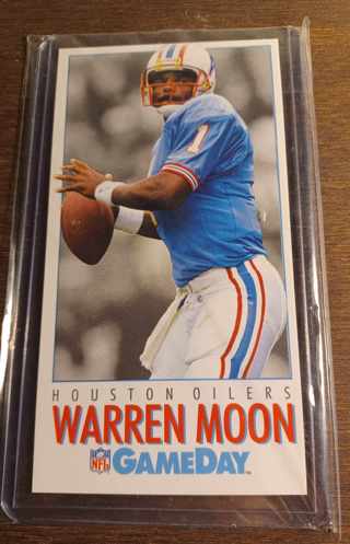 1992 GameDay TallBoy Warren Moon 