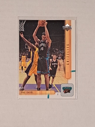 *Grizzlies* Pau Gasol Upper Deck Rookie