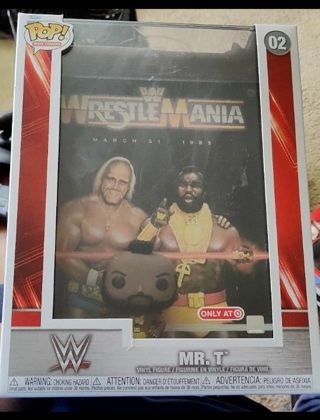 Funko Mr. T POP! WrestleMania WWE Covers (Brand New box has small rip) Target Exclusive
