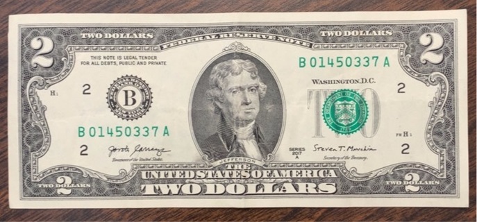 $2.00 bill