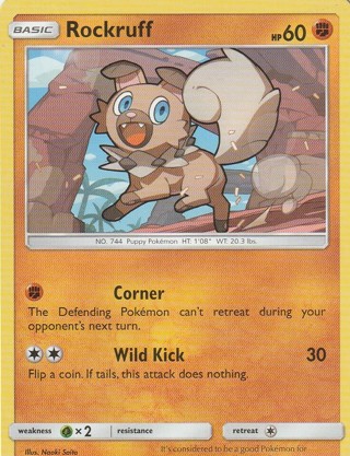 Pokemon Card: Rockruff