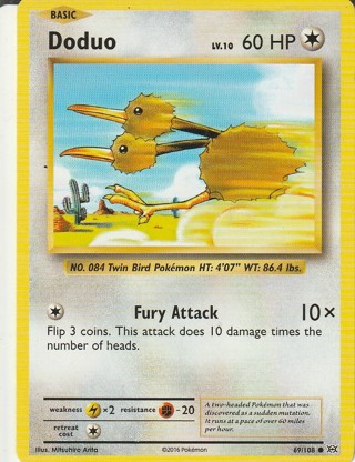 Pokemon Card: Doduo